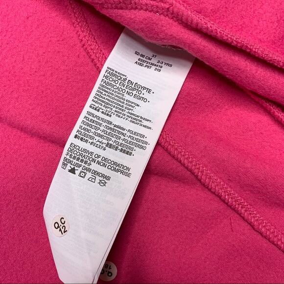Levi’s Fleece Zip Up Jacket in White/Pink - Picture 6 of 7